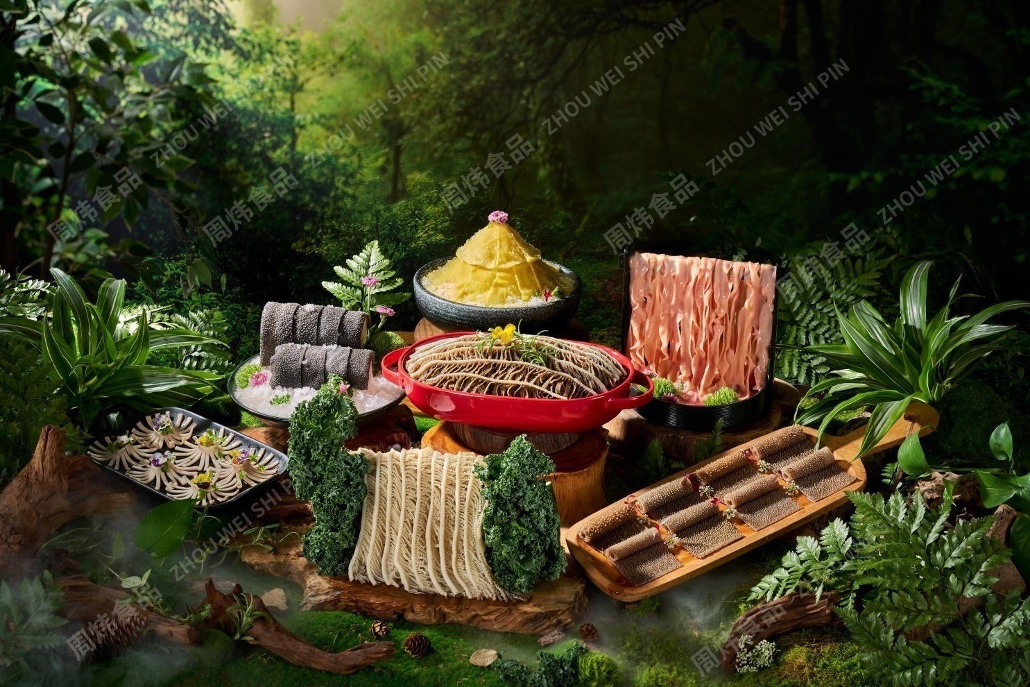 周炜全系列火锅食材:毛肚、鸭肠、黄喉等